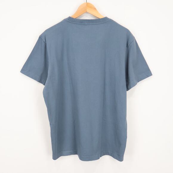 American Giant Men's Short Sleeve Pocket Tee Stormy Weather Blue Size L NWOT - Picture 4 of 6